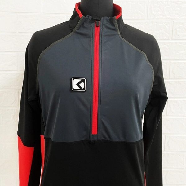 Custom Women Half Zipper Long Sleeve Polo Shirt Equestrian Wear Custom Women Half Zipper Long Sleeve Polo Shirt Equestrian Wear