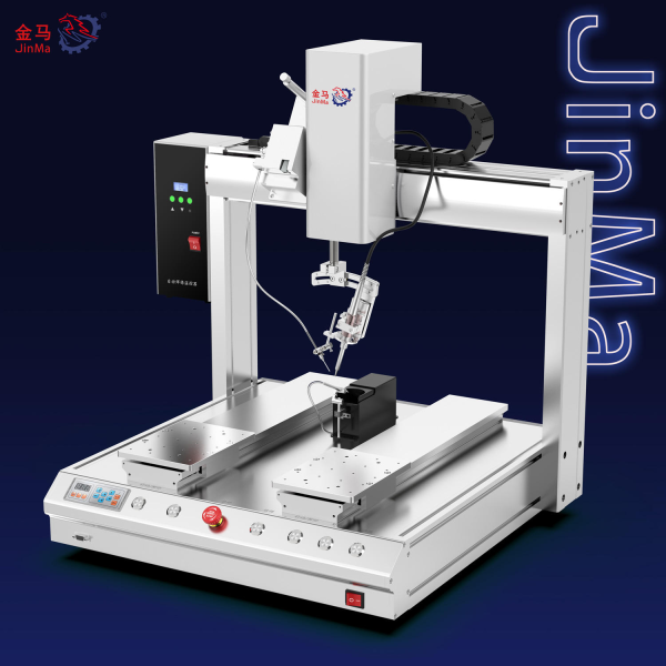 Dual-station rotary high-speed automatic welding robot Dual-station rotary high-speed automatic welding robot