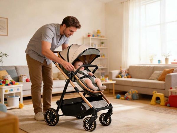 HIGH-VIEW BABY STROLLER