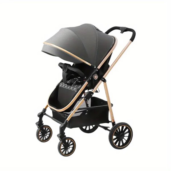 2-IN-1 CONVENTIONAL STROLLER-GRAY
