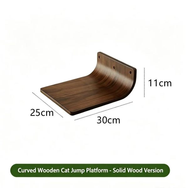 Wall-Mounted Solid Wood Cat Perch Bed Cat Shelf Platform for Indoor Cats Cat Wall Furniture for Climbing Sleeping and Lounging Wall-Mounted Solid Wood Cat Perch Bed Cat Shelf Platform for Indoor Cats Cat Wall Furniture for Climbing Sleeping and Lounging