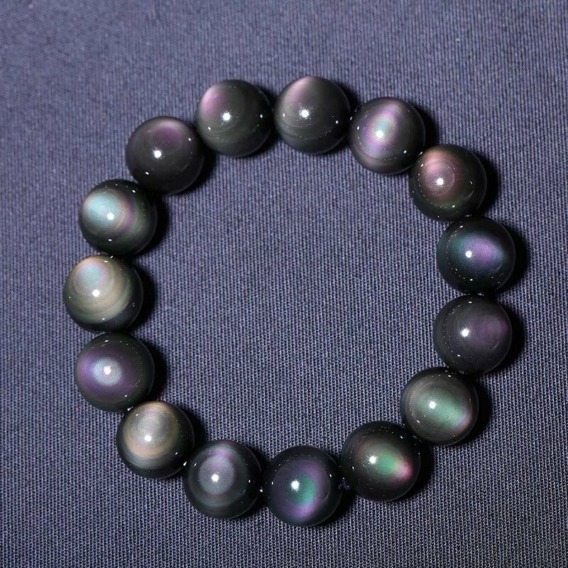 Golden Obsidian men's zodiac bracelet, black obsidian bracelet, Dragon Year zodiac year bracelet, peace and good fortune for your husband and friends