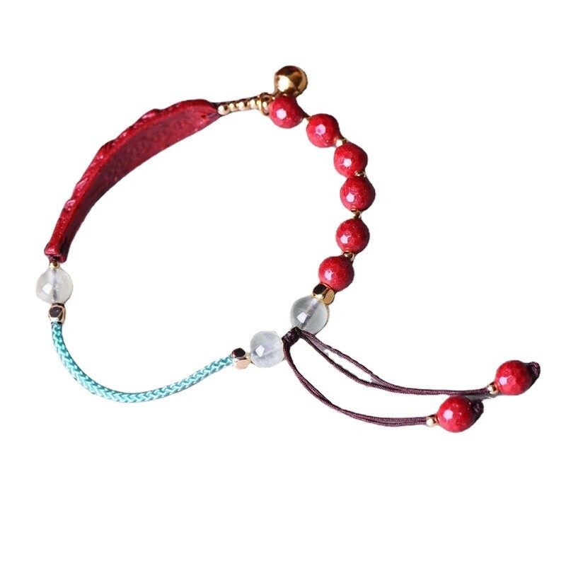 The 6mm cut surface of the original purple gold sand bracelet is paired with a 14k pure silver color-retaining accessory, a hand-woven rope made of grape stone with an annual surplus