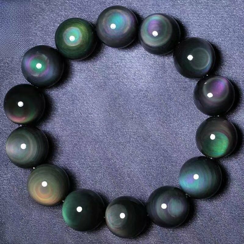 Golden Obsidian men's zodiac bracelet, black obsidian bracelet, Dragon Year zodiac year bracelet, peace and good fortune for your husband and friends