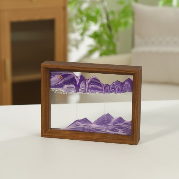 Novelty Design 3D Flowing Sand Landscape Sports Display Stand