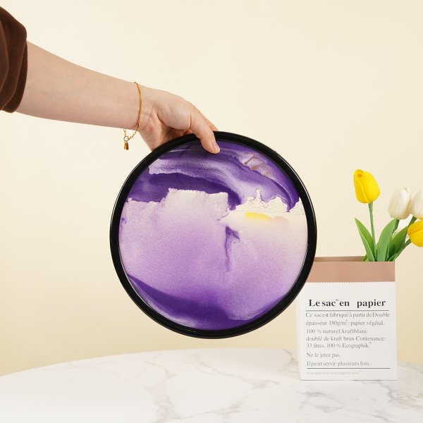 Hot selling desktop home office decoration relaxing mobile sand art pictures