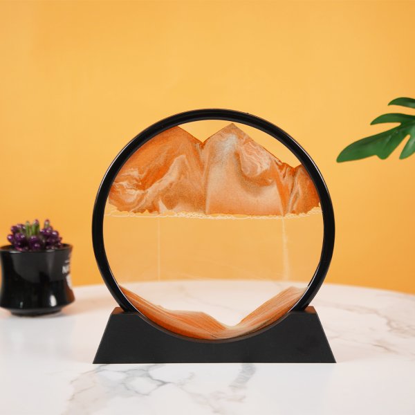 Hot selling desktop home office decoration relaxing mobile sand art pictures