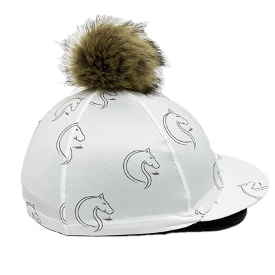 Custom Colors Breathable Cap Wool Sports Horse Riding Hat Covers Unisex Printed