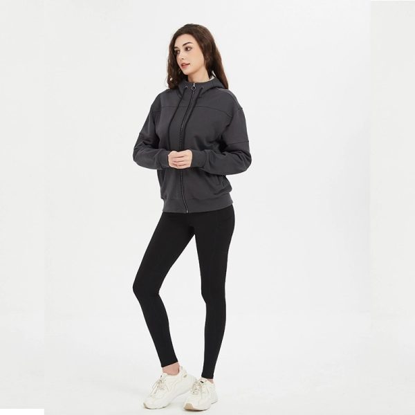 Customized Ladies Zippered Hoodie